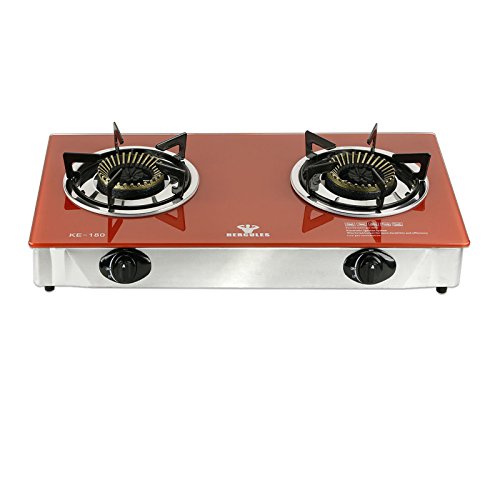 Hercules Super HeavyDuty 2Burner Portable Gas Stove Cooktop