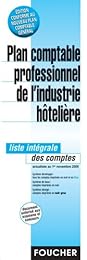 Plan comptable professionnel de l'industrie hôtelière : Liste intégrale des comp