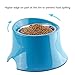 Super Design Elevated Dog Bowl Raised Dog Feeder for Food and Water, Non Spill Edges & Non Skid Sturdy Melamine Stand, Reduce Neck Stress, Less Regurgitating and Vomiting 1 Cup Blue