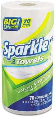 Sparkle ps Premium Roll Towel - 2 Ply - 70 Sheets/Roll - 30 / Carton - White