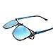 BELLBESSON-Polarized Clip-on Flip up Clip Wayfarer Sunglasses Lenses TR90 Frame