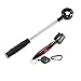 Golf Ball Retriever & Golf Club Cleaning Brush with Groove Cleaner Retractable Zip-line Carabiner