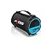 AXESS SPBT1037 Portable Bluetooth Indoor/Outdoor 2.1 Hi-Fi Cylinder Loud Speaker with Built-In 4