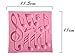 QTMY Music Notation Silicone Decorating Cake Candy Making Molds