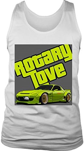 Rotary Love RX7 Mazda Tuner JDM Tank Top
