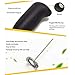 LYH Milk Frother Mini Foamer Handheld for Bulletproof Coffee Lattes Foam Maker Whisk Drink Mixer for Cappuccino, Frappe, Matcha, Hot Chocolate, Black