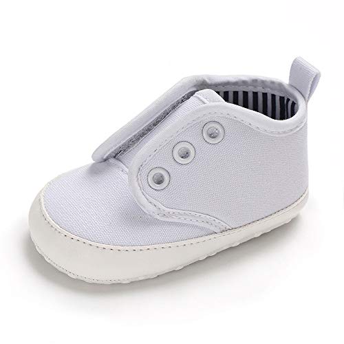 Tutoo Unisex Baby Boys Girls Star High Top Sneaker Soft Anti-Slip Sole Newborn Infant First Walkers Canvas Denim Shoes