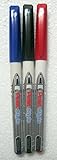 New Original Set of 3 Pentel Japan Stylo Fountain Pen Blue, Red & Black - India