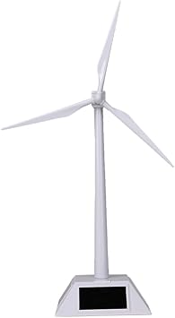 Zibuyu Desktop Model Solar Powered ABS Plastics Windmills/Wind Turbine