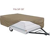 Pop Up Tent Trailer Cover- Fit 14'-16' Trailer