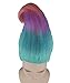 Troll Style Ombre Wig w/Wig Cap for Halloween Cosplay Costume Party