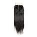 SingleBest Brazilian Lace Closure Human Hair Stragiht Wave 100% Unprocessed Virign Remy Hair Closure 3.5