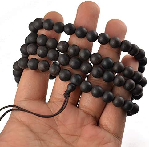 DOULAIMAIYA Beads Bracelets 108 Black Sand Agarwood Bracelets Bracelets Without Wax Thick Original Fragrance