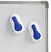 Leyaron 2 Pack Magnetic Whiteboard Eraser in Mouse Shape for Dry Erase Pens and Markers, Blue