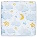Muslin Swaddle Blankets (Moon & Stars Design 47x47) for Newborn, Unisex, Large Bamboo/Cotton - Receiving Blanket, Swaddling Wrap, Sleepsack, Carseat Cover by adaline - Ideal Baby Shower Gift
