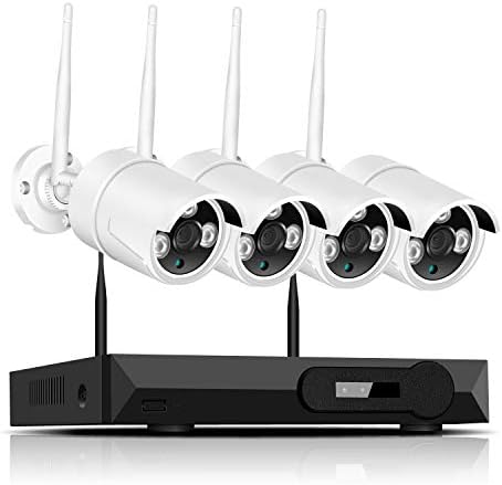 5MP 5 Million High-Definition Camera Monitoring Equipment IP66 Waterproof Wireless Security Camera System with Hard Disk,2pcsCameras,5MP