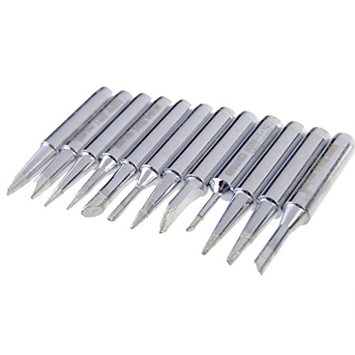DAOKI 12pcs Solder Screwdriver Iron Tip 900M-T for Hakko Soldering Rework Station Tool Electronic 936/937/928 - Thumbnail 4