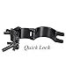 Stage Light Clamp (4 Packs) 2 inch Aluminum Mounting (48-51mm) OD Tubing/Pipe for Led Par Light Max Load (Black)