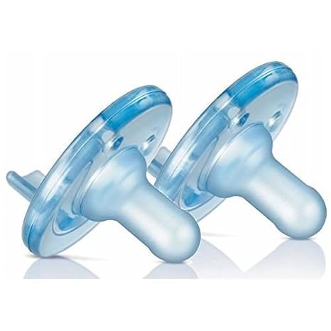 Philips 2 Pack AVENT Soothie Pacifier, Blau 3 Plus