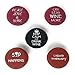 5 Wine Stoppers - Funny Silicone Reusable Corks Best Wine Gifts Add Your Own Personalized Touch on Bottles Top Perfectly Fits to Seal and Preserve Your Favorite Wine Cap Wedding Favor (More Funny)
