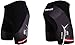 sponeed Men's Bike Shorts Gel Padded Bottoms Cycling Pants Tights Bicycle Clothes Biking Gear