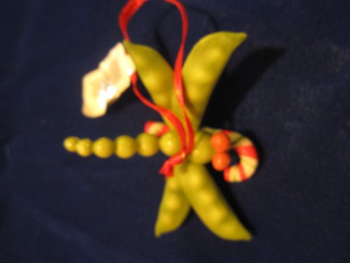 Home Grown Peapod Dragonfly Ornament