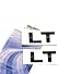 Yoaoo 2Pack OEM Black Lt Letter Nameplate Emblems Badge 2008-2015 Compatible with Silverado Tahoe Suburban LT Shiny