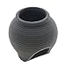 Saim Ceramic Jar Aquarium Decorations Fish Tank Cave Breeding Cones Cave Fish Tank Ornaments for Betta Fish Amano Shrimp Cichlid Bonsai to Play, Hide and Rest, Black