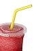 Giant Flexible Smoothie Straws [100 Pack] Assorted Colors