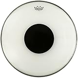 Remo Controlled Sound Clear Black Dot Bass Drumhead - Top Black Dot, 20