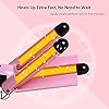Hair-WaverHair-crimpersTongs-with-Heat-Resistant-Glove3-Barrels-Hair-Curling-26mm-Iron-Wand-for-Long-Hair-Hot-Pressing-Styling-Tool-for-Woman-Crimp-Hair-with-2-Temperature-Mode-Control-Pink Hair Waver,Hair crimpers/Tongs with Heat-Resistant Glove,3 Barrels Hair Curling 26mm Iron Wand for Long Hair, Hot…
