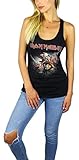 Iron Maiden Women's Distressed Trooper Tank Top X-large Black