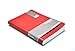 Zequenz Classic 360 Soft Cover Notebook, Soft Bound Journal, Large, Red, 5.75