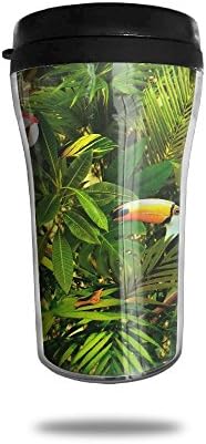 Tropical Jungle Parrot Fashion Travel Coffee Mugs Funny Office Cup Tea Mug