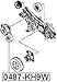 Md367192 - Pulley Idler For Mitsubishi - Febest
