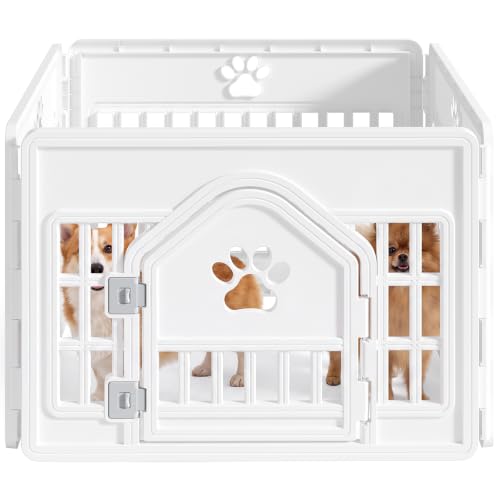 DUMOS Plastic Dog Playpen