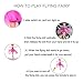 Flying Fairy Doll Girl Infrared Sensor Control Remote Control Child Toy Flying Princess Doll (Pink)