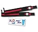 Fitness Wrist Wraps – 20” Medium Duty with Thumb Loop – Best Velcro Wraps for Weight Lifting Protection – Pair of Two for Men or Women with Bonus eBook