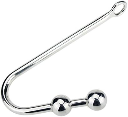 Aopori Womens Men Double Balls Three Balls Stainless Steel Hook