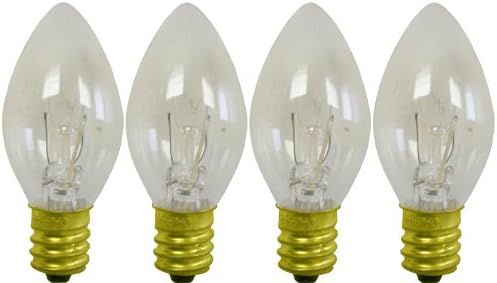 C-9 Clear Transparent Replacement Bulbs for Twinkle Lights