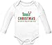 First Christmas Baby Grow Vest - Very Cute 1st Xmas Baby Long Sleeve Onesie