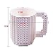 Build-On Brick Mug with Toy Man Set - Blue Building Toy Cup Unique DIY Blocks Cup Funny Gift 12oz