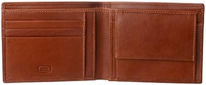 Antica Toscana Mens Wallet in Genuine Italian Leather with Coin Holder Purse/Card & Banknote Pockets