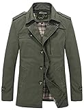 Wantdo Men's Turn Down Cotton Jacket