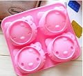 YunKo 4 Cavity Soft Silicone Baking Cake Chocolate Handmade Soap Ice Mold Hello Kitty Moulds