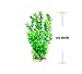 Pawliss Aquarium Decor Fish Tank Decoration Ornament Artificial Plastic Plant Green 13 inch