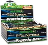 Greens + High Protein Peanut Butter Natural Box Greens+ (Orange Peel Enterprises) 12 Bars Box