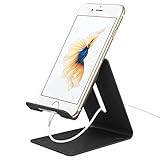 esonstyle Desktop Cell Phone Stand: Portable Aluminum Smartphone Holder Cellphone Cradle Universal Holder Stand Mobile Smart Dock Mount for Smartphones and Tablets