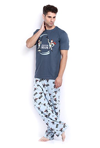 nuteez sweeper man pyjama set for men
