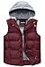 wantdo Women's Quilted Puffer Vest Thicken Warm Winter Coat with Removable Hood
